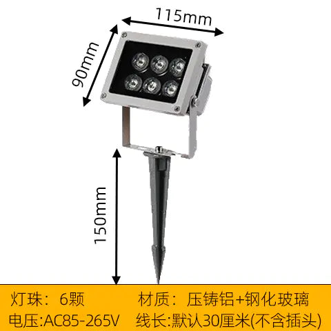 LED Outdoor Spotlight for Landscape Lighting