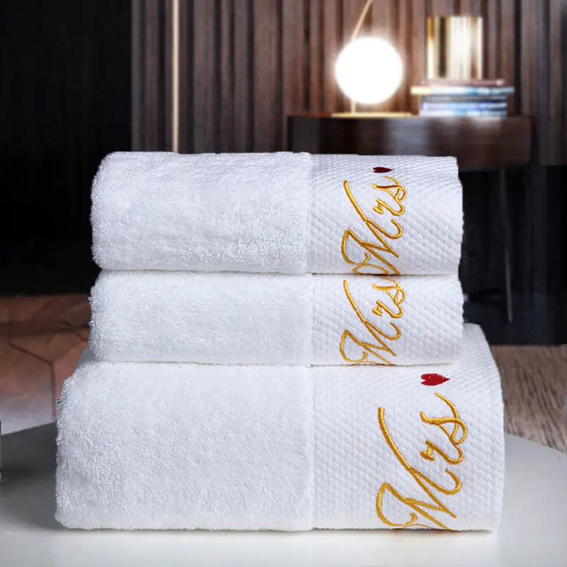 Hotel Bedding and Towels with Custom Logo Option