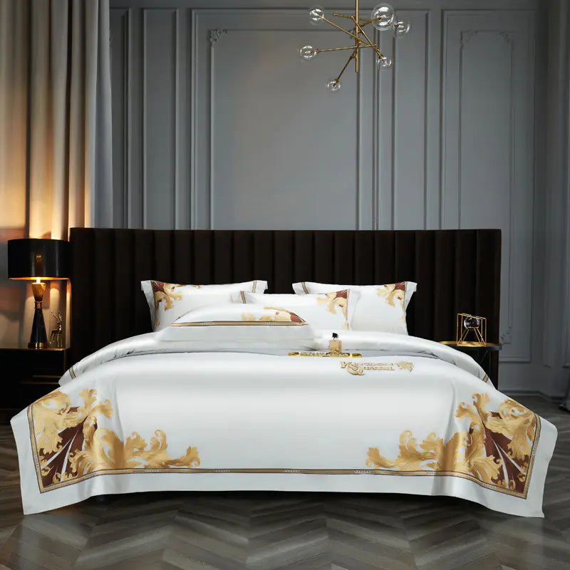 European Style 140S Xinjiang Long Staple Cotton Bedding Set
