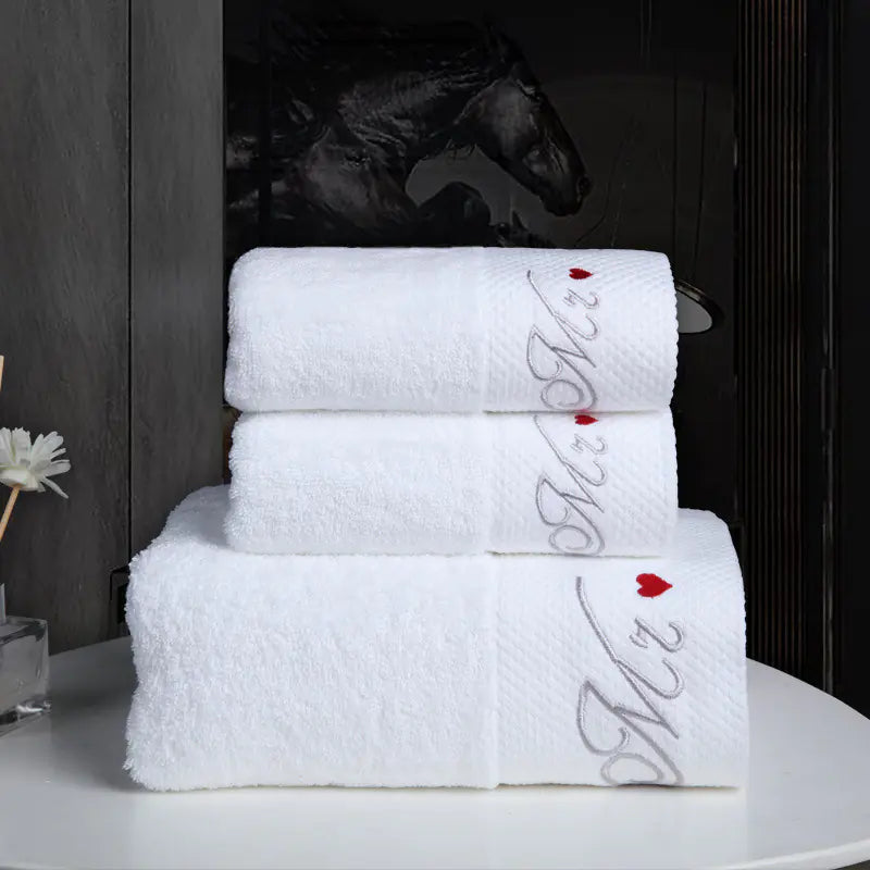 Hotel Bedding and Towels with Custom Logo Option