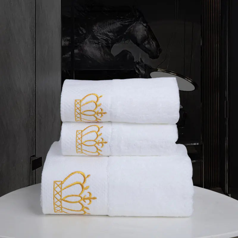 Hotel Bedding and Towels with Custom Logo Option