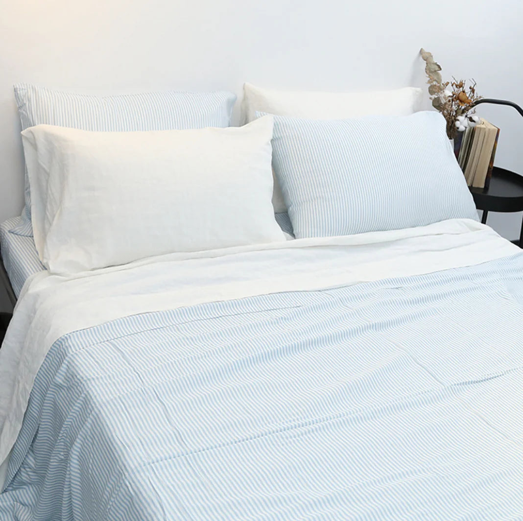 Bamboo Fiber Solid Color Bedding Set