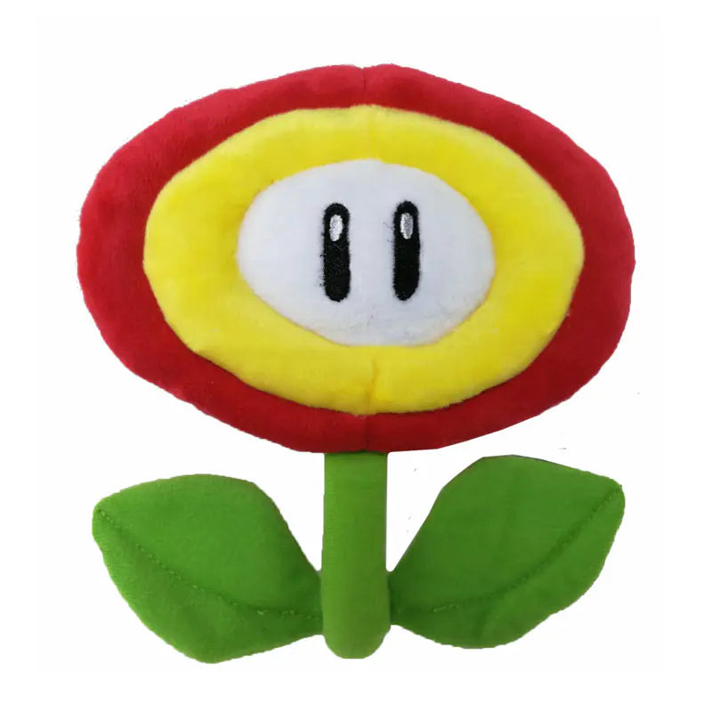 Super Mario Plush Toys - Fire Flower & Ice Flower Dolls