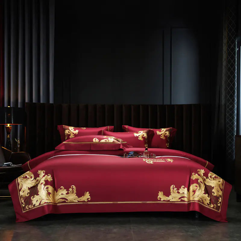 European Style 140S Xinjiang Long Staple Cotton Bedding Set