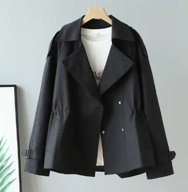 2019 Autumn Korean Women's Trench Coat with Belt