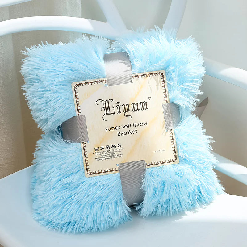Super Soft Coral Fleece Blanket Warm Cozy Bedding Blanket Fluffy Sofa Bedding Airplane Hotel Throw Sofa Blanket New