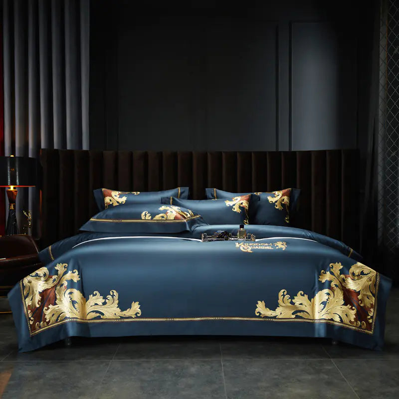 European Style 140S Xinjiang Long Staple Cotton Bedding Set