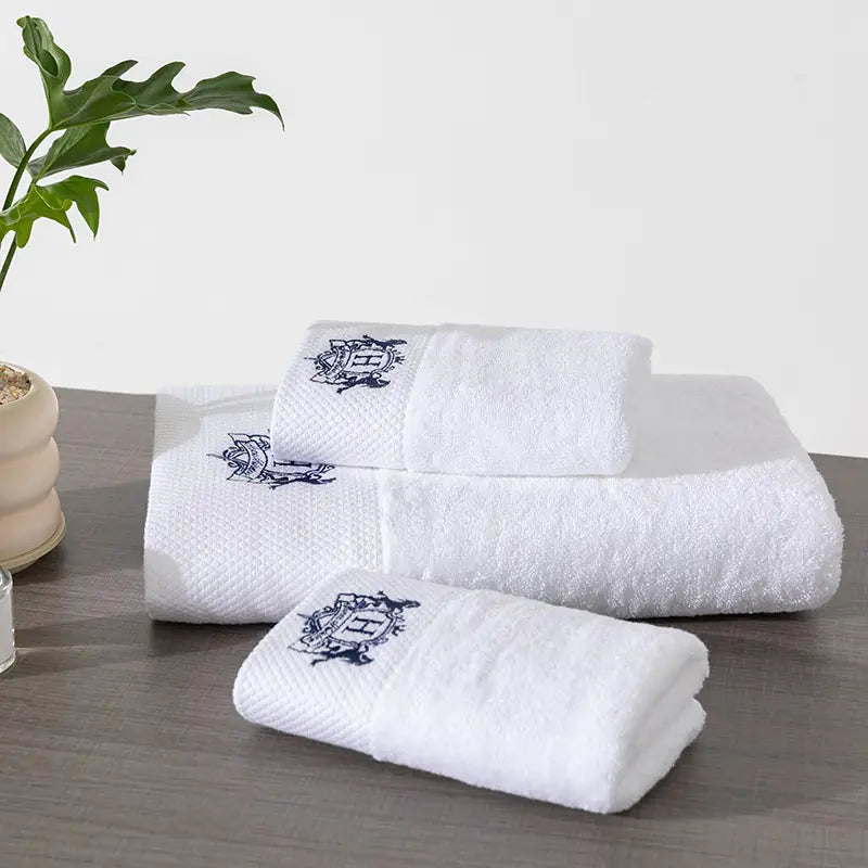 Hotel Bedding and Towels with Custom Logo Option