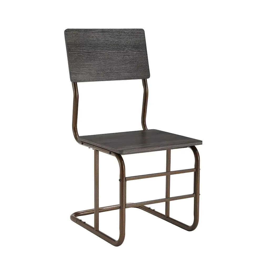 5-Piece Wood Table & 4 Chairs,Modern Dining Table Furniture Set For Home