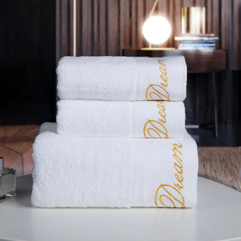 Hotel Bedding and Towels with Custom Logo Option